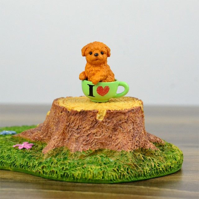 Japanese genuine bulks 28 sets cute pet puppies Ragdoll Bobtails Shorthair Ragdoll cats Akita Bulldog Foxhound desktop figure