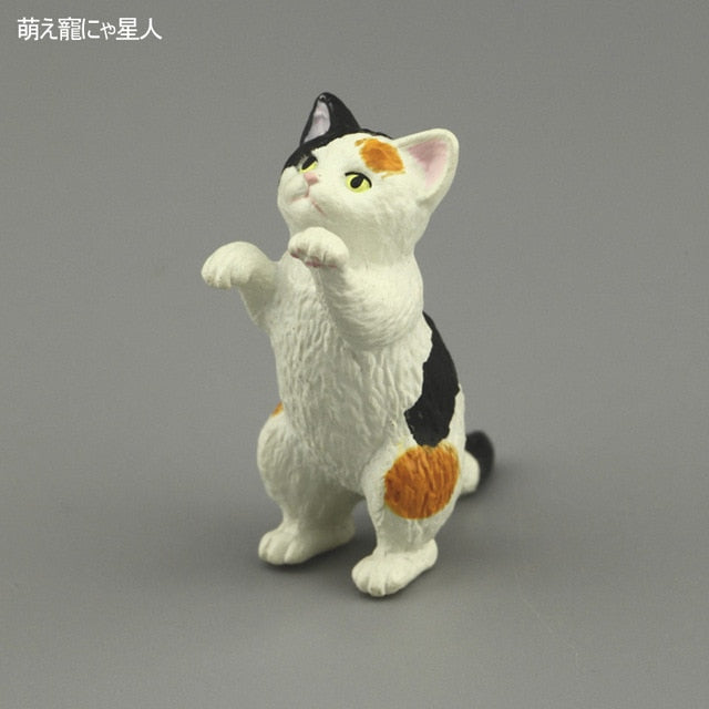 Japanese genuine bulks 28 sets cute pet puppies Ragdoll Bobtails Shorthair Ragdoll cats Akita Bulldog Foxhound desktop figure