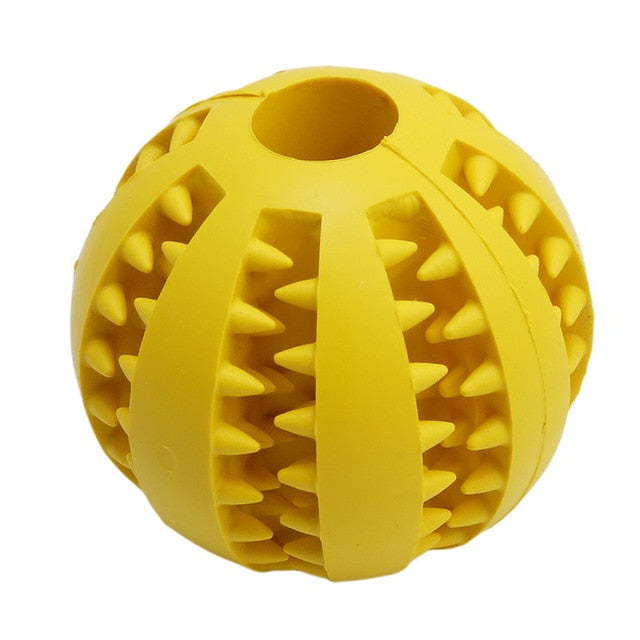 5CM 7CM Pet Dog Toys Ball Nontoxic Bite Resistant Toy Ball for Pet Dogs Dog Food Treat Feeder Tooth Cleaning Ball pet products