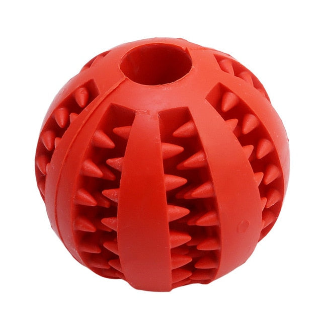 5CM 7CM Pet Dog Toys Ball Nontoxic Bite Resistant Toy Ball for Pet Dogs Dog Food Treat Feeder Tooth Cleaning Ball pet products