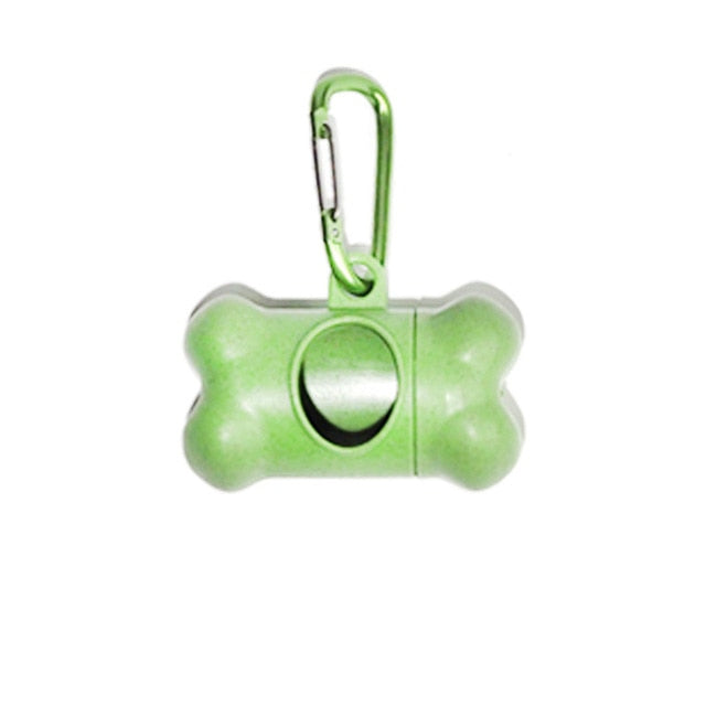 Pet Dog Poop Bag Bone Shape Dispenser Waste Garbage Carrier Holder Dispensers Poop Bag Dogs Trash Cleaning Tool Pet Products