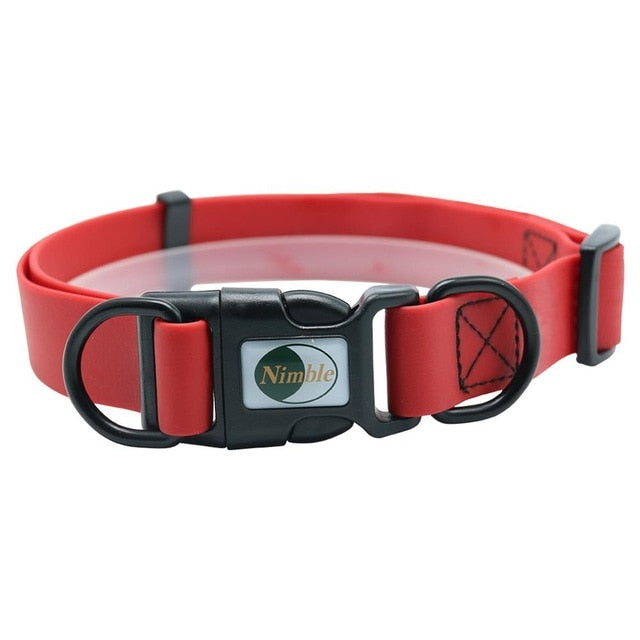 New High quality pet dog collar PVC waterproof Cat collar anti dirty easy to clean for Big small dogs puppy pet products