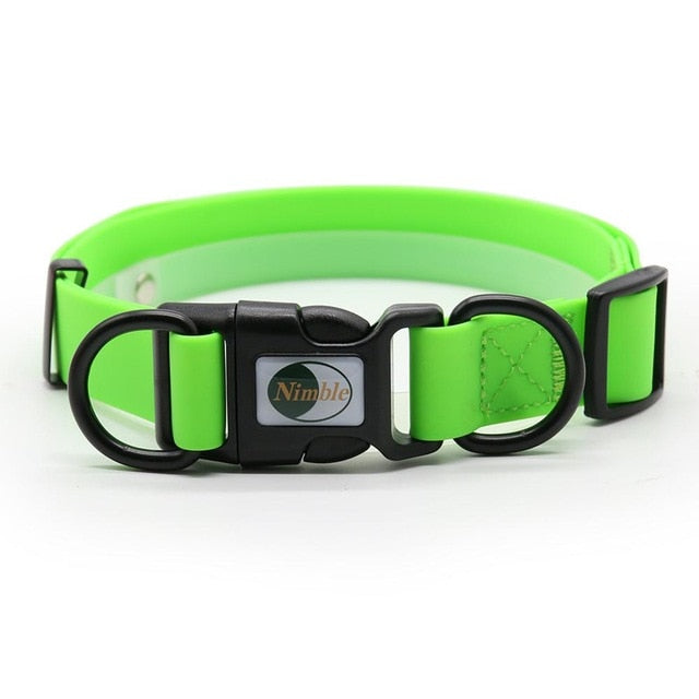 New High quality pet dog collar PVC waterproof Cat collar anti dirty easy to clean for Big small dogs puppy pet products