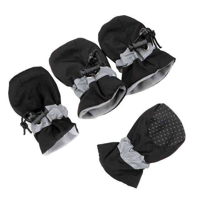 HOOMIN Antiskid Puppy Shoes Waterproof Soft Pet Paw Care 4pcs Soft-soled Dog Shoes Pet Product  Pet Accessories