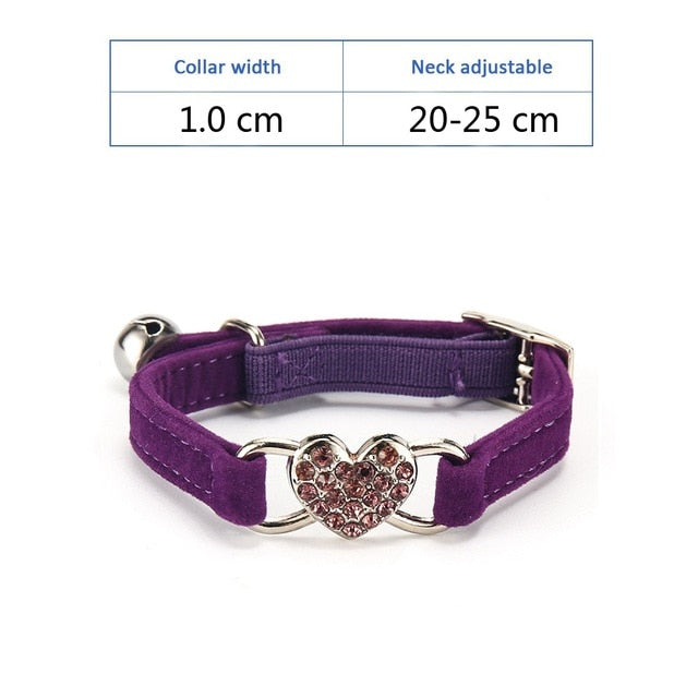 Dog Collar For Dogs Cat Collars Solid Rhinestone Crystal Velvet Crown Pet Collar Chihuahua Pitbull Dog Leash Pet Products PQ013