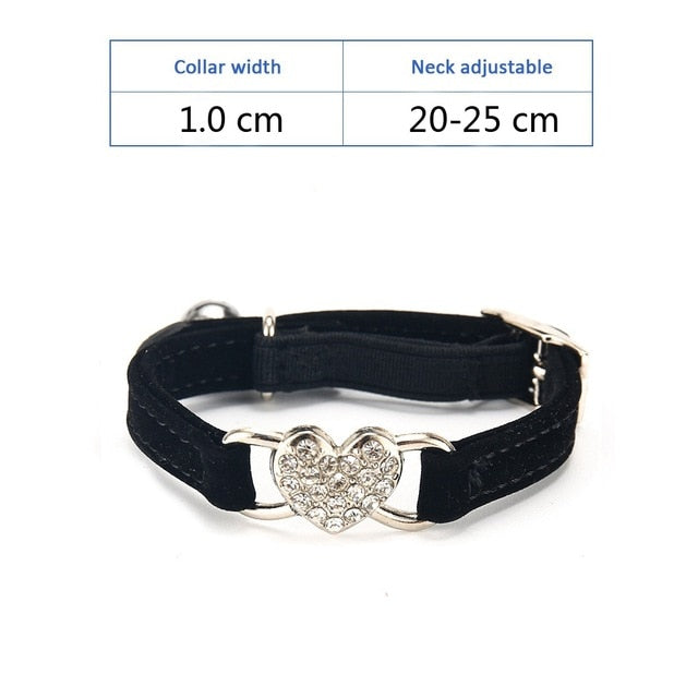 Dog Collar For Dogs Cat Collars Solid Rhinestone Crystal Velvet Crown Pet Collar Chihuahua Pitbull Dog Leash Pet Products PQ013