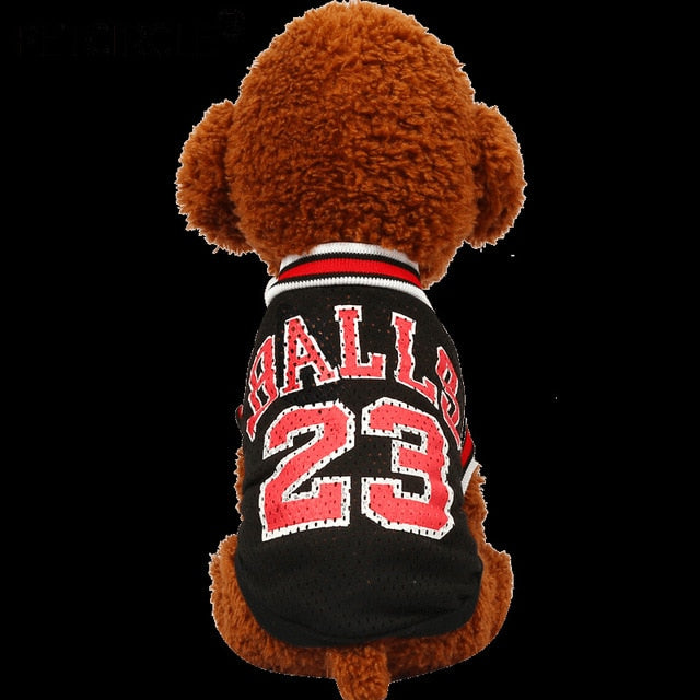 New Pet Dog Clothes Summer Sports Dog Vests Mesh Pet Dog Basketball Team Uniform Shirts for Chihuahua size XXS-L Pet Products