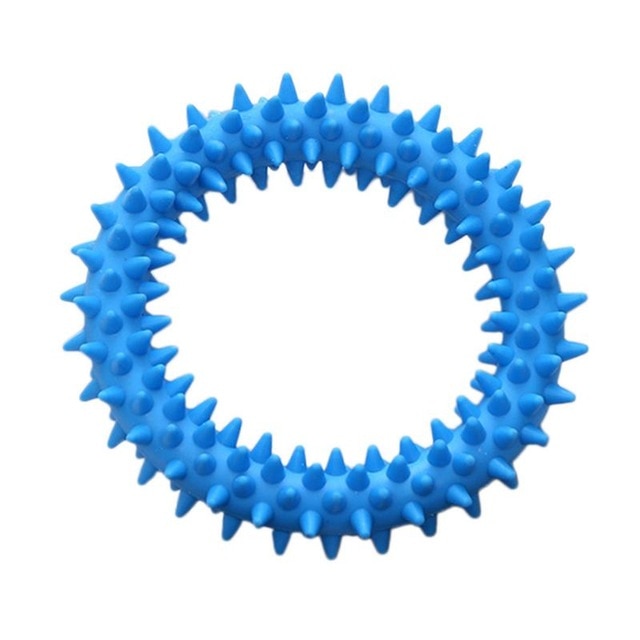 Dog Biting Ring Toy Dog Soft Rubber Molar Toy Pet Bite Cleaning Tooth Toy Increase The Intelligence Of Pets Tool Pet Products