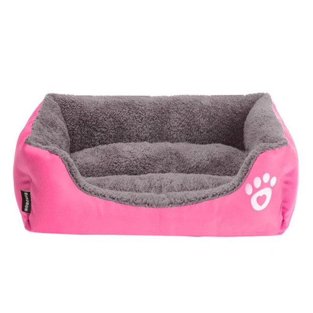 Pet Sofa Dog Beds Indoor Small Medium Large Dog Soft Fleece Warm Cat Bed House Waterproof Bottom Kennel Mat Blanket Pet Products
