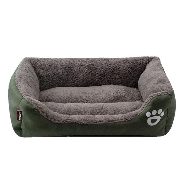 Pet Sofa Dog Beds Indoor Small Medium Large Dog Soft Fleece Warm Cat Bed House Waterproof Bottom Kennel Mat Blanket Pet Products