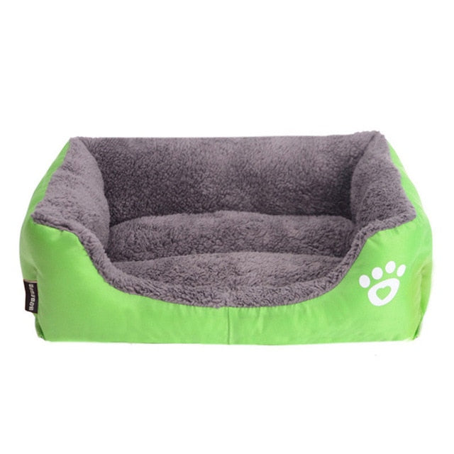 Pet Sofa Dog Beds Indoor Small Medium Large Dog Soft Fleece Warm Cat Bed House Waterproof Bottom Kennel Mat Blanket Pet Products