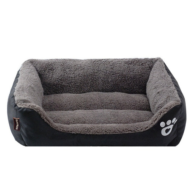 Pet Sofa Dog Beds Indoor Small Medium Large Dog Soft Fleece Warm Cat Bed House Waterproof Bottom Kennel Mat Blanket Pet Products