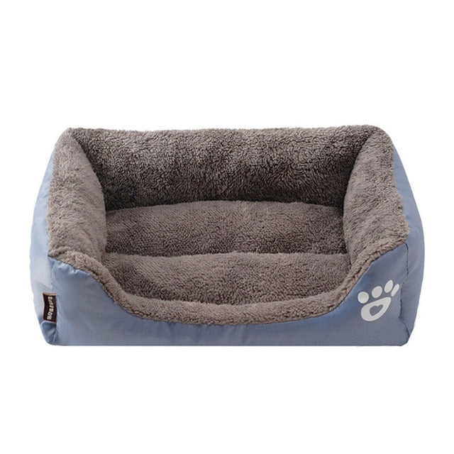 Pet Sofa Dog Beds Indoor Small Medium Large Dog Soft Fleece Warm Cat Bed House Waterproof Bottom Kennel Mat Blanket Pet Products