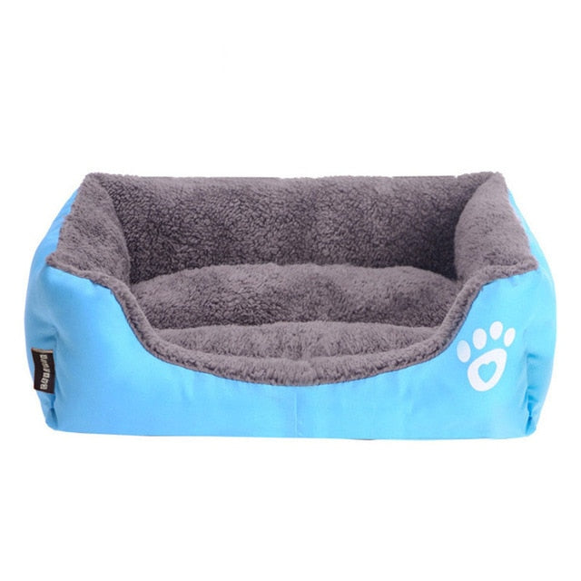 Pet Sofa Dog Beds Indoor Small Medium Large Dog Soft Fleece Warm Cat Bed House Waterproof Bottom Kennel Mat Blanket Pet Products