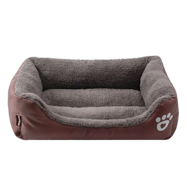 Pet Sofa Dog Beds Indoor Small Medium Large Dog Soft Fleece Warm Cat Bed House Waterproof Bottom Kennel Mat Blanket Pet Products