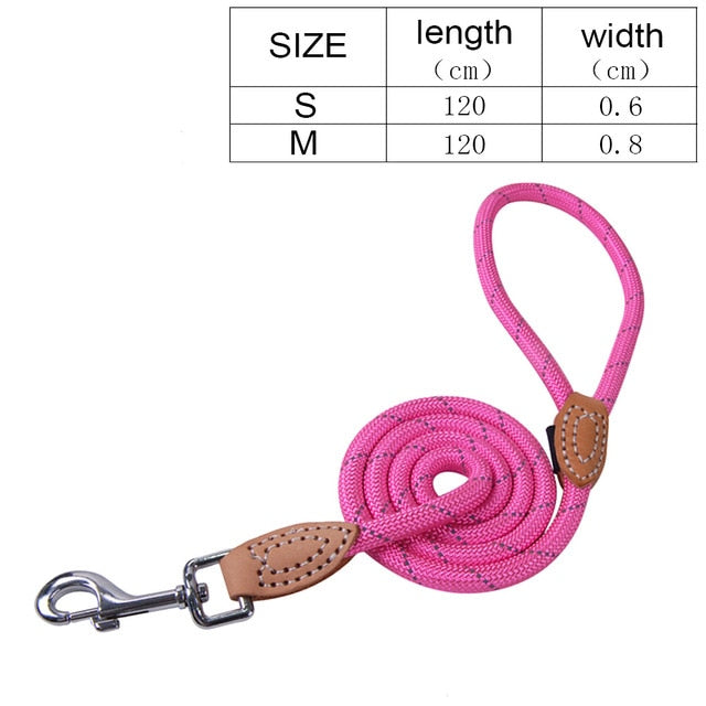 Pet Products Dog Leash Nylon Reflective Puppy Dog Leash Rope Cat Chihuahua Pet Leash And Collar Set Cat Dog Leashes Lead Harness