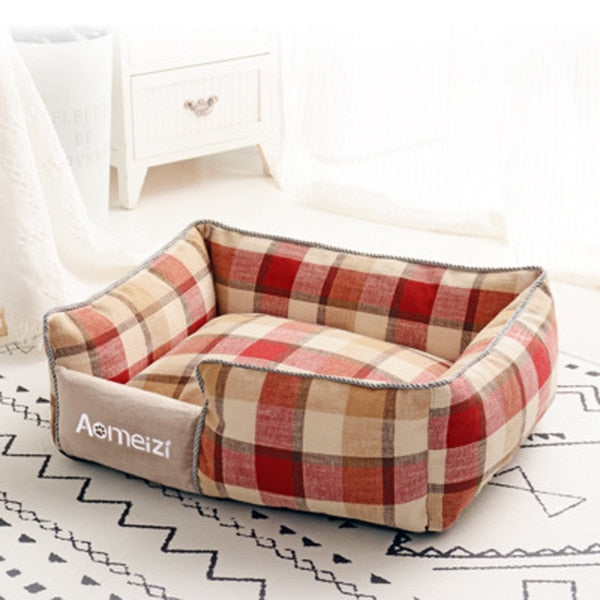 Detachable Pet Bed for Small Medium Large Dogs Breathable All Seasons Dog House Washable Cotton Puppy Sofa Kennel Pet Products