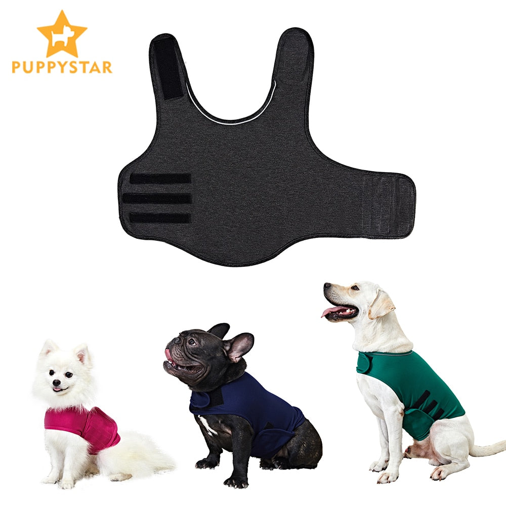 Dog Anxiety Vest XS-XL Pet Dog Anxiety Jacket Reflective Vest For Small Medium Large Dog Thunder Shirt Clothes Shirt Pet Product