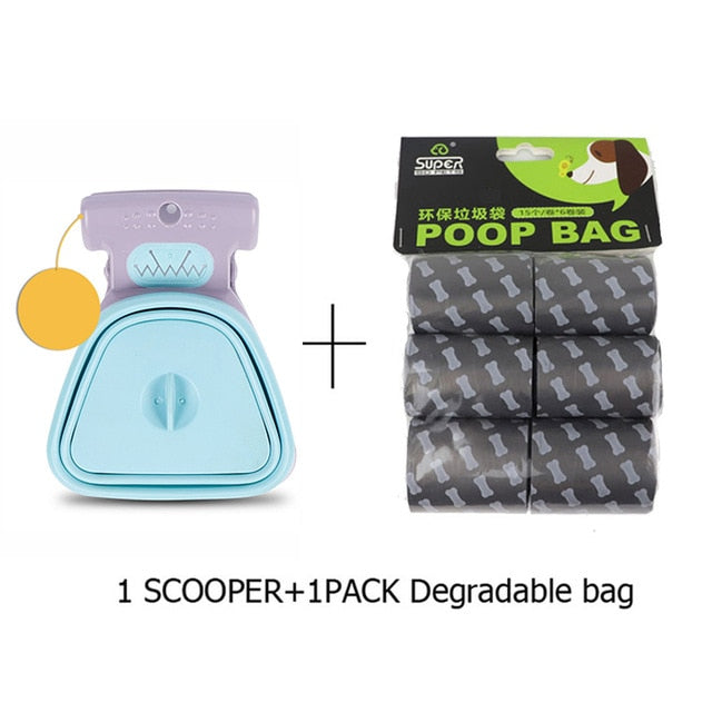 Pet Dog Poop Bag Dispenser Travel Foldable Pooper Scooper  Poop Scoop Clean  Animal Waste  Picker Cleaning Tools Pet Products