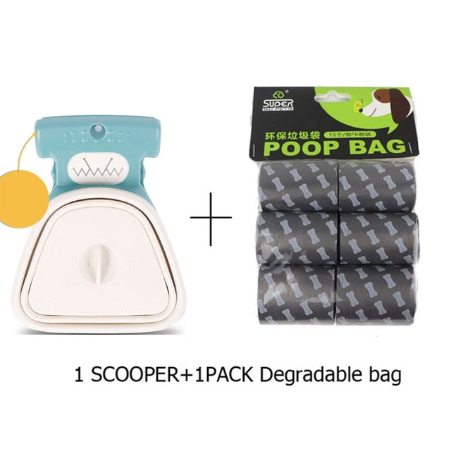 Pet Dog Poop Bag Dispenser Travel Foldable Pooper Scooper  Poop Scoop Clean  Animal Waste  Picker Cleaning Tools Pet Products