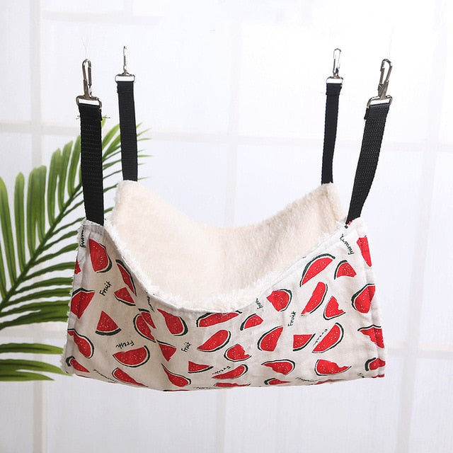Cotton Cat hammock Double Hanging Hammock Pet Beds Hanging Guinea pig Bed Hamster Mouse Squirrel Cat Products for Pets