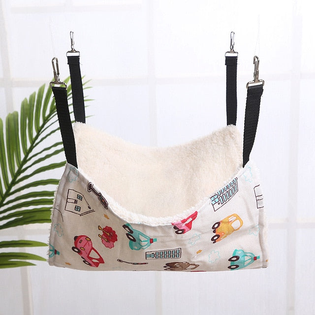 Cotton Cat hammock Double Hanging Hammock Pet Beds Hanging Guinea pig Bed Hamster Mouse Squirrel Cat Products for Pets