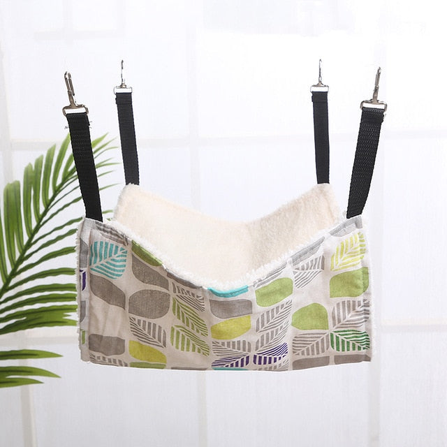 Cotton Cat hammock Double Hanging Hammock Pet Beds Hanging Guinea pig Bed Hamster Mouse Squirrel Cat Products for Pets