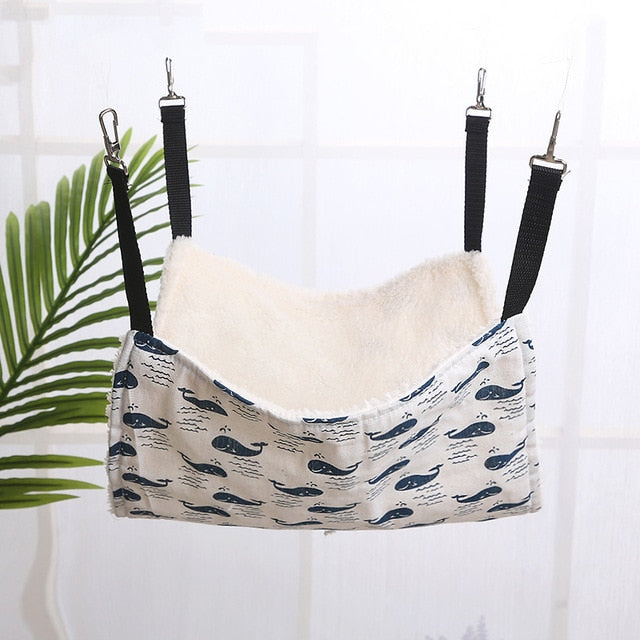 Cotton Cat hammock Double Hanging Hammock Pet Beds Hanging Guinea pig Bed Hamster Mouse Squirrel Cat Products for Pets