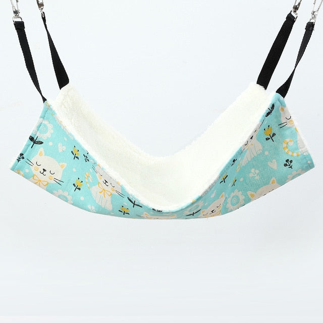 Cotton Cat hammock Double Hanging Hammock Pet Beds Hanging Guinea pig Bed Hamster Mouse Squirrel Cat Products for Pets