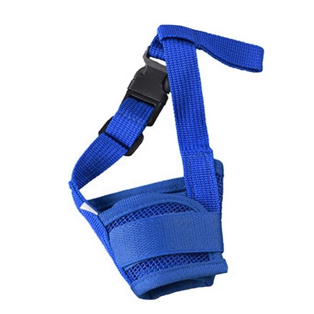 1PC Dog Training Product Pet Dog Adjustable Mask Mesh Breathable Muzzles Small Large Dog Mouth Muzzle Anti  Bite Chew