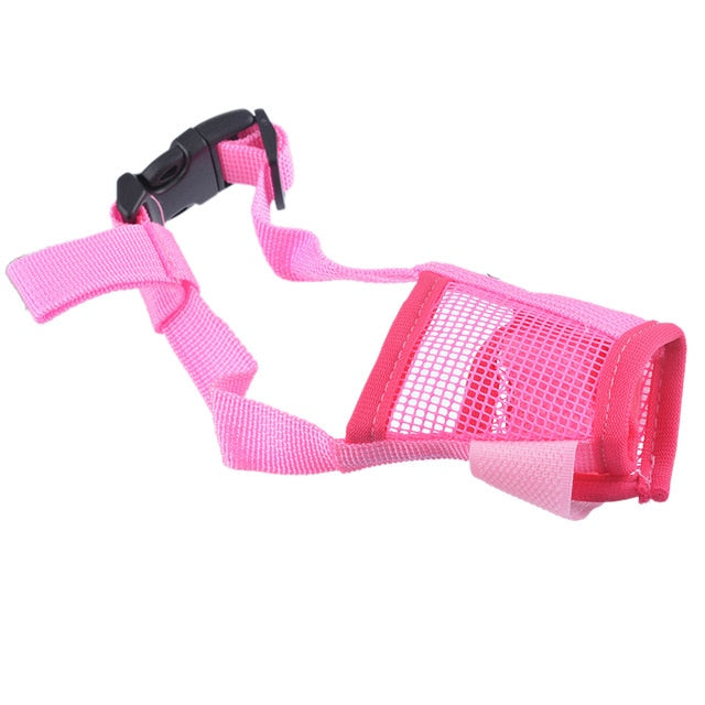 1PC Dog Training Product Pet Dog Adjustable Mask Mesh Breathable Muzzles Small Large Dog Mouth Muzzle Anti  Bite Chew
