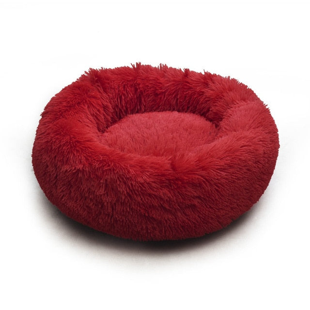 Anti Anxiety Large Dog Bed Donut Shape Mat Soft Stuffing Pet Bed Cat Beds Washable Dog Beds for Large Medium Dog Cats Products