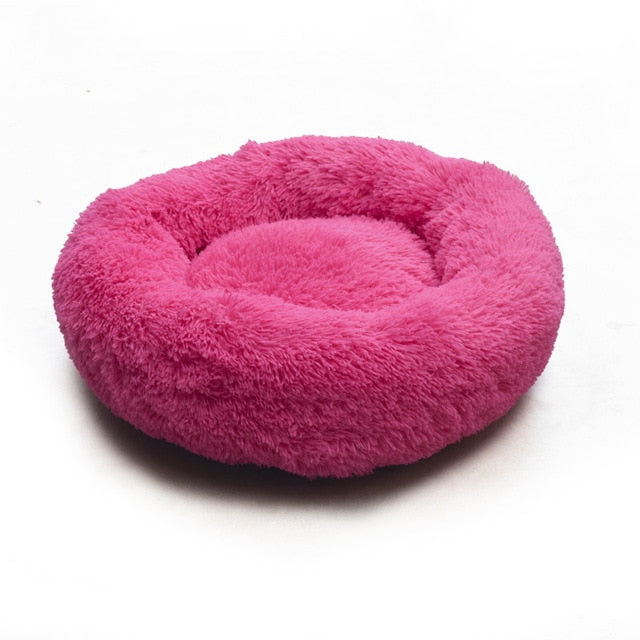 Anti Anxiety Large Dog Bed Donut Shape Mat Soft Stuffing Pet Bed Cat Beds Washable Dog Beds for Large Medium Dog Cats Products