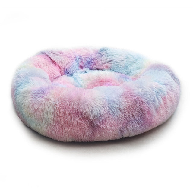 Anti Anxiety Large Dog Bed Donut Shape Mat Soft Stuffing Pet Bed Cat Beds Washable Dog Beds for Large Medium Dog Cats Products