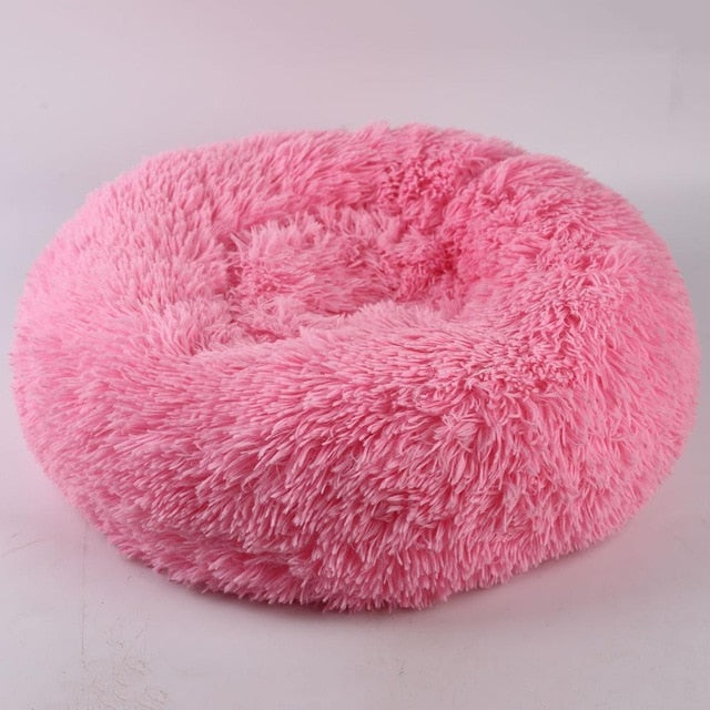 Anti Anxiety Large Dog Bed Donut Shape Mat Soft Stuffing Pet Bed Cat Beds Washable Dog Beds for Large Medium Dog Cats Products