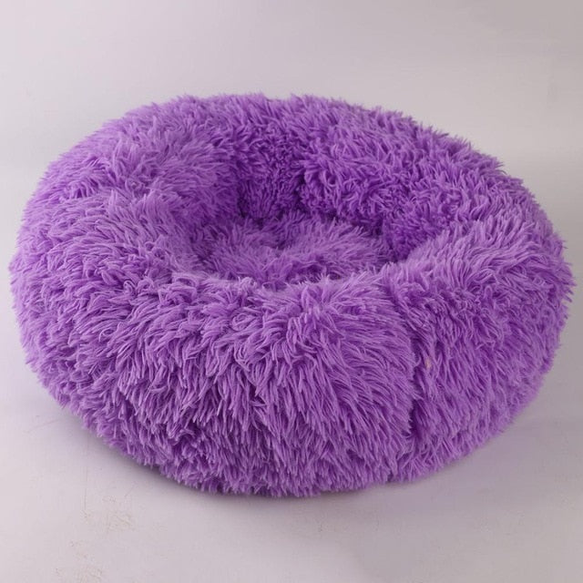 Anti Anxiety Large Dog Bed Donut Shape Mat Soft Stuffing Pet Bed Cat Beds Washable Dog Beds for Large Medium Dog Cats Products