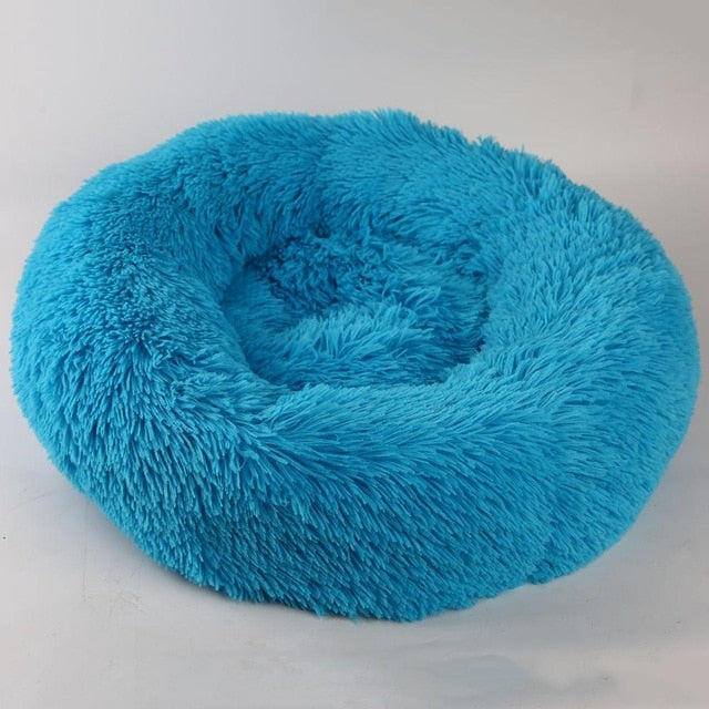 Anti Anxiety Large Dog Bed Donut Shape Mat Soft Stuffing Pet Bed Cat Beds Washable Dog Beds for Large Medium Dog Cats Products