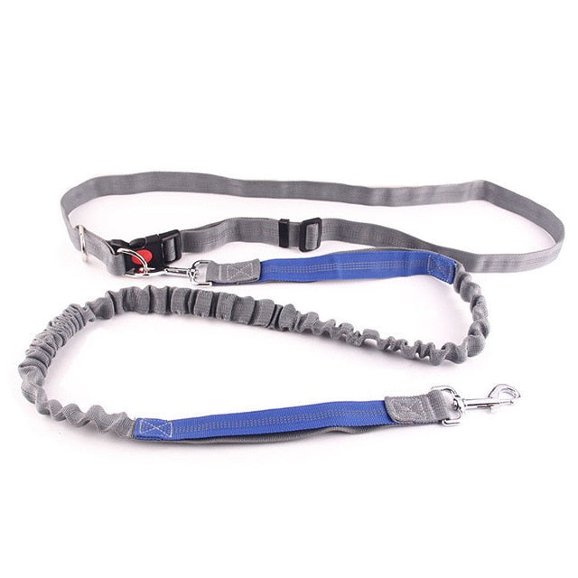 Dog Leash Running Nylon Hand Freely Pet Products  Harness Collar Jogging Lead Adjustable Waist Leashes Traction Belt Rope