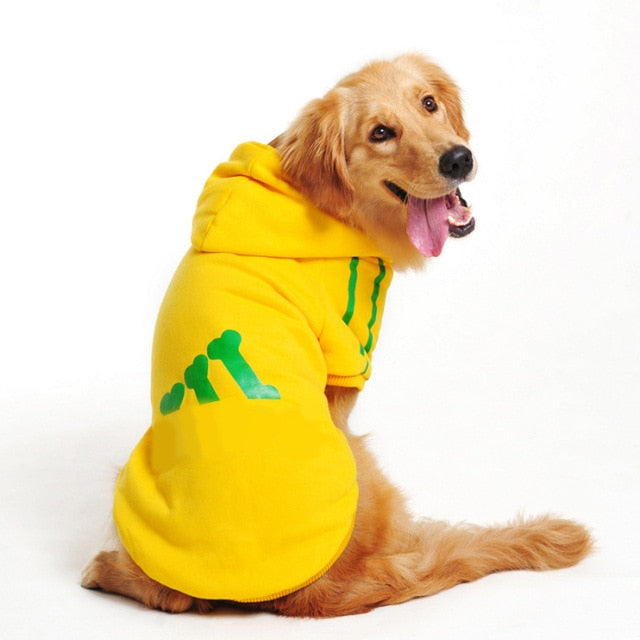 Pet Products Dog Clothing Coat Jacket Hoodie Sweater Clothes For Dogs Cotton Clothing For Dogs Sports Style Pet Dog Clothes