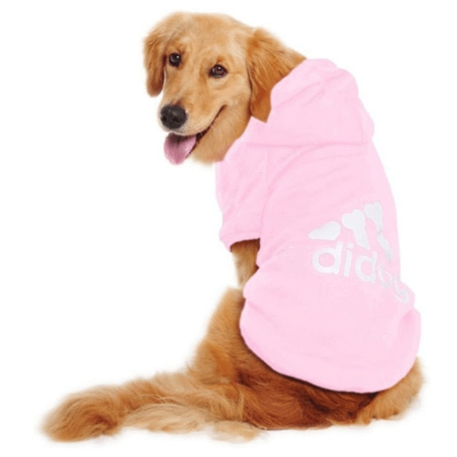 Pet Products Dog Clothing Coat Jacket Hoodie Sweater Clothes For Dogs Cotton Clothing For Dogs Sports Style Pet Dog Clothes