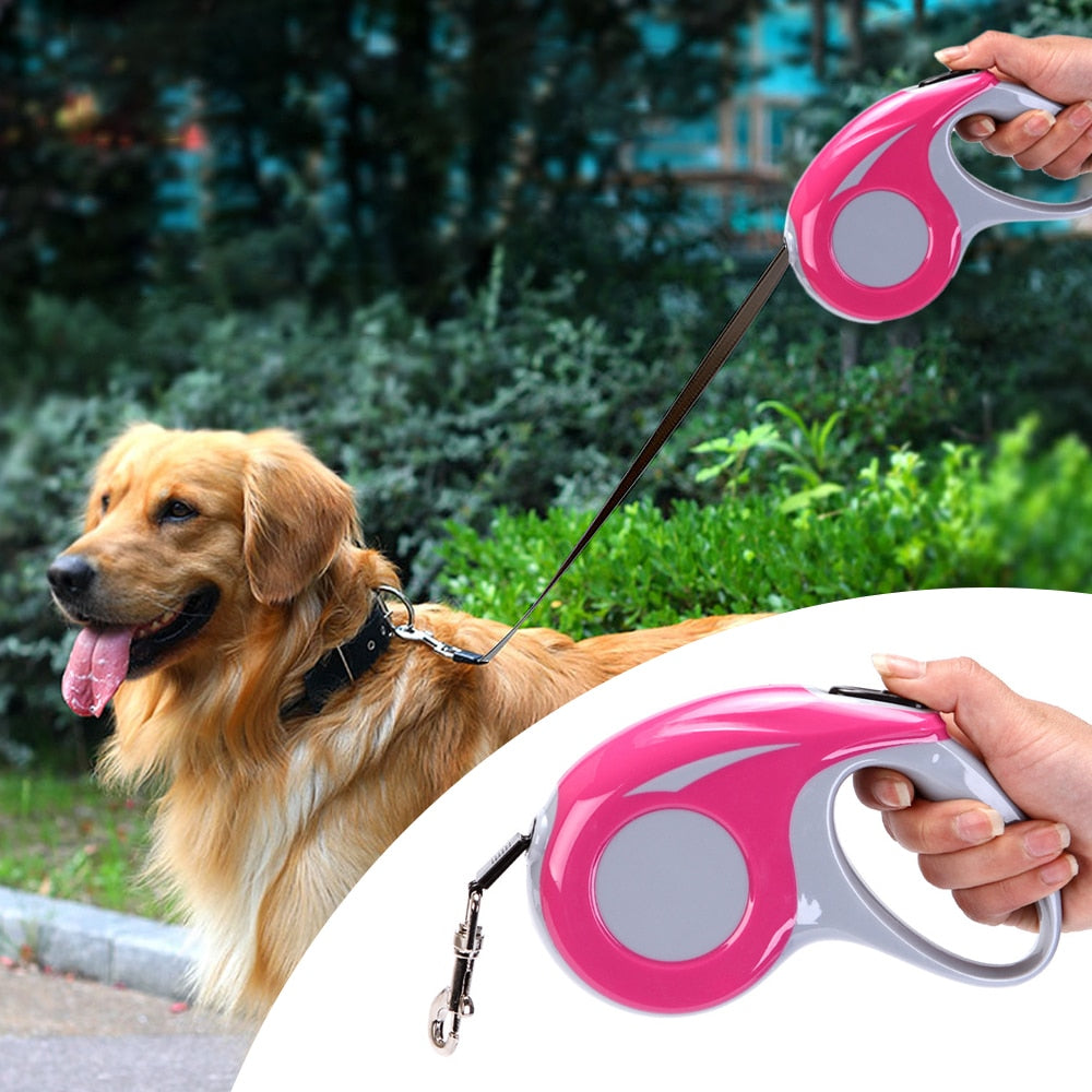 3.0m/5M Retractable Dog Leash  Flexible Dog Puppy Cat Traction Rope Belt Dog Leash For Small Medium Dogs Pet Products
