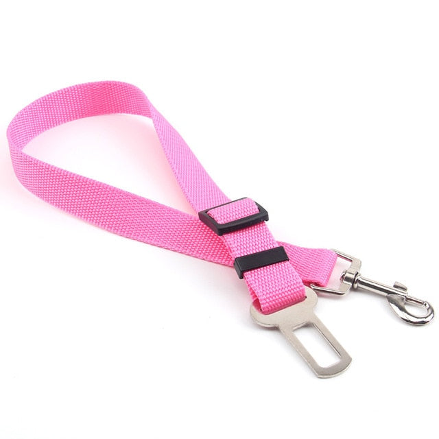 Vehicle Car Pet Dog Seat Belt Puppy Car Seatbelt Harness Lead Clip Pet Dog Supplies Safety Lever Auto Traction Products 251130